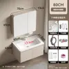 Gabinetes de Baño Combinados de Aleación de Aluminio Tipo Panal Lavabo Integrado de Cerámica Inodoro Lavabo de Forma Redonda con Arco Lavabo