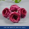Flor de seda cor vinho flor parede de flores corsage de cabeça material para DIY bolsa adesivo para moldura de foto DIY flor de grampo de cabelo decoração Hanfu