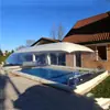 Capa de piscina inflável transfronteiriça para piscina de água externa em casa, tenda transparente à prova de poeira e detritos, capa protetora contra mofo e qualidade da água, mofo