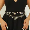 Cadena de Cintura Bohemia Europea y Americana de Concha Cadena Corporal de Verano para Playa Turismo Costero Colgante de Perla Artificial Estrella de Mar Caracola