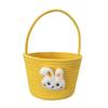 Cesta de Almacenamiento Linda de Pascua para Recolectar y Decorar, Cesta de Hilo de Algodón para Escritorio, Mesa de Café, Artículos Varios, Cosméticos y Sala de Estar