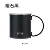 TYESO Taishuo caneca de café com alça caneca de chá copo térmico de aço inoxidável caneca de grande capacidade para escritório