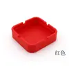 Direto da fábrica fácil de limpar cinzeiro quadrado de silicone anti-queda cinzeiro de alta temperatura cinzeiro cinzeiro para presente impressão