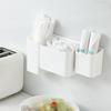 [Personalización OEM] Caja de Almacenamiento de Escritorio para Sala de Estar de Dormitorio Organizador de Cosméticos de Oficina Caja de Almacenamiento para Control Remoto