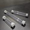 Tubo Duro Transparente de PVC Tubo de Embalaje con Tapa Tubo Transparente Tubo de Agua Tubo Duro Diámetro Exterior 19 Diámetro Interior 18 mm
