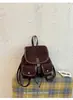 Mochila retro de gran capacidad con múltiples bolsillos para comercio exterior, bolso de hombro casual de nicho para el día a día, elegante bolsa de mano de viaje