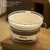 Barbacoa de Cerámica Estufa Pequeña de Arcilla Alrededor de la Estufa Estufa de Té Hogar Interior Exterior Estufa de Carbón para Té Asado Producto Nuevo Japonés