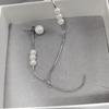 Pendientes largos con borlas de plata de ley 925, accesorios para mujer, otoño e invierno, nuevos pendientes de alta gama, minimalistas, de nicho.