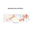 BR0197F Balão Colorido de Estrela de Desenho Animado Pequeno Animal Autoadesivo Adesivos de Parede Quarto de Criança Jardim de Infância Adesivos Decorativos