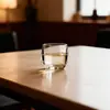 Venta al por mayor en stock Vasos pequeños de vino de fondo grueso, Vasos de vino de vidrio transparente, Vasos de chupito, Vasos pequeños de licor engrosados, Vasos de Shochu
