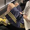 Shorts de Secado Rápido para Niños, Pantalones Deportivos Juveniles Delgados de Verano, Marca Americana de Moda Ropa Exterior Casual Holgada Pantalones Cinco Puntos