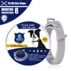Collar antiparasitario para mascotas gatos y perros pequeños y medianos collar para piojos collar repelente de mosquitos ajustable collar antipulgas ventas directas de fábrica