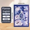 Amazon 2027 Planejador Diário em Inglês Transfronteiriço A5 Livro de Agenda Planejador de Planejamento Eficiente Logo Personalizado