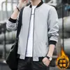 Venda Direta de Fábrica Jaqueta Mais Vendida Outono e Inverno Masculina Primavera Gola Alta Casaco Masculino Simples Estampa Personalizada com Logo