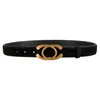 Cinturón de Cuero Genuino para Mujer Estilo Coreano Simple Estilo Ins, Cinturón Decorativo de Moda y Gama Alta para Trajes, Vestidos y Pantalones, En Stock