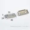 Porca quadrada para chapa de metal plug interno para tubo quadrado peça de conexão roscada montagem de rosca de luva interna soldada prateleira cremalheira desmontável leide estoque