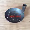 Cuchara de Hierro Acero, Pala para Tierra, Pala Grande de Hierro en Forma de S, Pala para Escoria, Pala de Hierro para Dragado de Lodos de Alcantarilla Heces, Recta