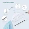 Varal de Roupas de Plástico para Casa, Antiderrapante, Multifuncional, Mágico, Sem Marcas, Cabide Simples, Molhado e Seco, Atacado Personalizado