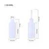 Botella de Plástico con Punta Cruzada Pe Pet Gotero para Oído Líquido 60ml Manguera Flexible Pegamento Botella para Limpieza de Oídos