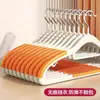 Cabides Antiderrapantes para Uso Doméstico, Cabides Lisos, Cabides Anti-Marca de Ombro, Cabides para Secar Roupas, Cabides para Guarda-Roupa, Cabides para Dormitório