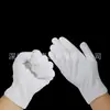Guantes Blancos de Algodón Puro, Engrosados, Directo de Fábrica, Guantes de Algodón Blancos para Manualidades, Electrónica, Comercio Exterior y Uso de Etiqueta
