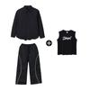Ropa de moda infantil de hip-hop para niños y niñas, marca de moda de hip-hop, disfraz de actuación de tambor, ropa de práctica suelta de otoño