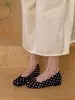 Nuevos Zapatos de Primavera 2026 para Mujer tipo Mocasín con Punta Cuadrada, Tacón Oculto, Piel Suave, Estilo Retro Cómodo