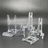 Soporte de Bloque de Tarjeta Transparente Ajustable Telescópico Ángulo de Presentación Ensamblaje Adecuado para Varios Soportes de Exhibición de Tarjetas Base