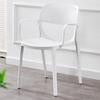 Silla de comedor de plástico moderna y sencilla para el hogar, taburete con respaldo de celebridad de Internet, mesa y silla de negociación, silla de ocio, escritorio y silla.