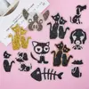 Parche de tela para perro con pedrería para mascotas, elegante y moderno, con malla de adhesivo termofusible de resina para ropa, bolsos, zapatos y sombreros DIY