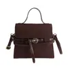 Bolsa de Mão Quadrada Pequena Color-Blocking com Design de Nicho da Moda para Mulheres 2026 Novo Estilo Bolsa de Ombro para o Dia a Dia Bolsa Transversal Tendência