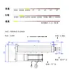 Cilindro Eléctrico Servo de Alto Empuje Varilla Telescópica Industrial Conexión Directa Reversible Carrera Larga Cilindro Eléctrico Servo