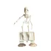 Nuevo producto transfronterizo: Esqueleto danzante de burbujas ajustable, adorno interactivo de resina para pecera, impresión 3D, versión TikTok 2026