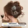 Pinza de Garra de Felpa Otoño e Invierno para Mujer Tacto de Alta Gama 2026 Nuevo Estilo para Cabello Grueso Parte Posterior de la Cabeza Pinza de Tiburón Pasador Accesorios para el Cabello