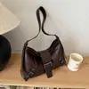 Bolsa de Ombro Transversal Elegante Estilo Americano Retro Moda para o Verão 2026 Grande Capacidade Transfronteiriça
