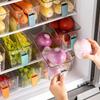 Caja de almacenamiento transparente para refrigerador, cajón de clasificación de plástico, caja de almacenamiento para conservar alimentos frescos, caja organizadora para alimentos y verduras