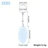 Chaveiro Acrílico em Branco para Transferência de Calor Souvenir DIY Pingente de Metal Pingente Criativo para Sublimação