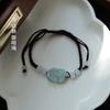 Pulseira de Corda Vermelha Tecida à Mão de Jade Grau A Suprimento de Barraca de Rua Venda Quente Produtos Atacado de Barraca de Rua