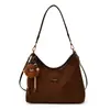 Bolso de Axila Popular de Moda para Mujer 2025 Nuevo Retro Textura Mate Bolso Cruzado Gran Capacidad Bolso de Hombro para Viajes