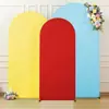 Cubierta de Tela para Arco de Boda de Tres Piezas Transfronteriza Decoración de Fondo Set de Montaje para Fiesta de Cumpleaños Forma de Cubierta de Tela Semicircular