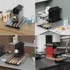 Portacápsulas de Café, Exhibidor de Café, Estante de Almacenamiento, Estante para Gabinete de Cocina, Organizador de Encimera, Estante de Almacenamiento para Cajones