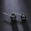 Aretes Cubo Lindo Circonita AAA Incrustada Cobre Moda Coreana Aretes Versátiles Bola Mágica Aretes Unisex