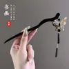 Grampo de Cabelo para Mulheres, Novo Estilo Chinês Estilo Antigo Dinastia Han Grampo de Cabelo com Borla, Grampo de Cabelo de Alta Qualidade na Nuca, Adorno de Cabeça para Saia Facial de Cavalo