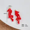 Paisaje Marino Estéreo de Coral Submarino Colgante Pequeño de Aleación con Cuentas Hilo Accesorios Hechos a Mano DIY Pulsera Cuentas Sueltas