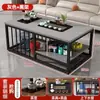 Mesa de Té Simple para Apartamentos Pequeños, Mesa de Té Pequeña para Sala de Estar, Mesa Integrada Totalmente Automática para Preparación de Té Simple, Mesa de Té Kung Fu Doméstica