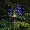 Luzes de Fogo de Artifício Mais Vendidas na Amazon Alimentadas por Energia Solar Luzes de Corda de Dente-de-Leão Luzes Decorativas de Natal à Prova d'Água para Exterior