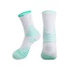 Meias de Basquete Masculinas em Estoque Transfronteiriças, Meias de Cano Médio com Fundo Atoalhado, Meias Esportivas Respiráveis para Corrida, Meias Elite Antiderrapantes que Absorvem o Suor