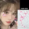 Pegatina de Diamante para la Cara Pegatina para la Cara Diamante Maquillaje de Escenario Maquillaje para Niños Pegatina Joyería para la Cara Diamantes de Imitación Rotos Maquillaje de Ojos Lágrimas de Diamantes Brillantes Taladro