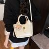 Super Popular Comércio Exterior Padrão Crocodilo Bolsa de Mão Balde Feminina 2025 Nova Moda Bolsa de Ombro Versátil Transversal