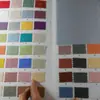 Gran Caballería Tela Elástica Lavada con Arena Inclinada Hilo de Bambú Algodón Moda Cardigan Chaqueta de Primavera Tejido de Sarga Lavada